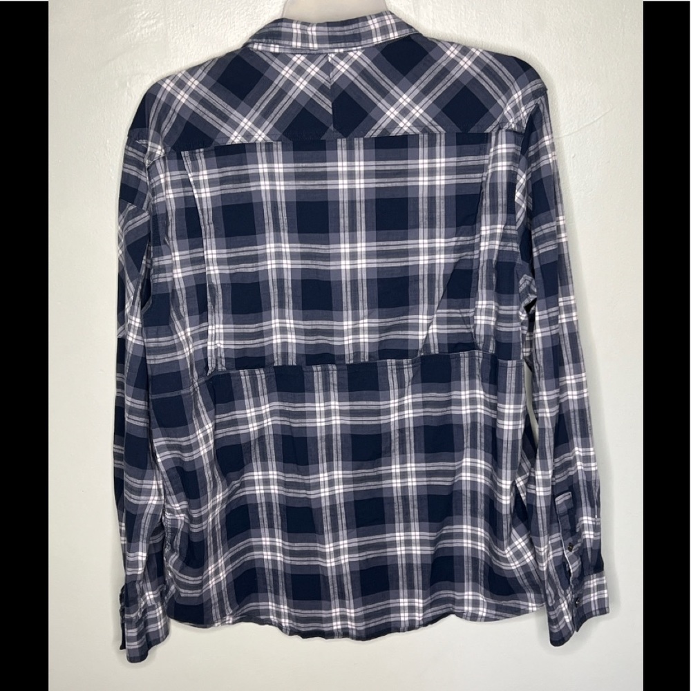 Wrangler All Terrain Button Up Long Sleeve Shirt Outdoor Hiking Workwear 2XL - Picture 7 of 8